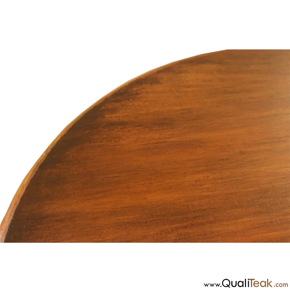 Antique Carving Round Dining Table Mahogany Wood From Indonesia