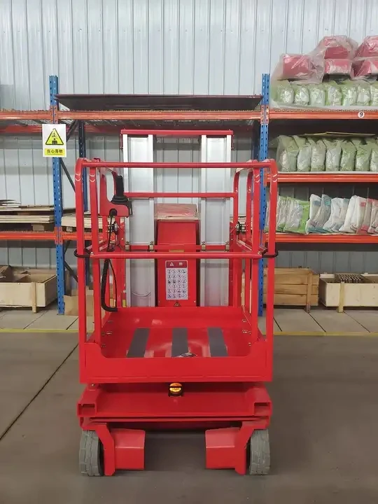 BTSP2 High Quality Electric Aluminium Alloy Telescopic Self Propelled Vertical Aerial Working Platform Lift