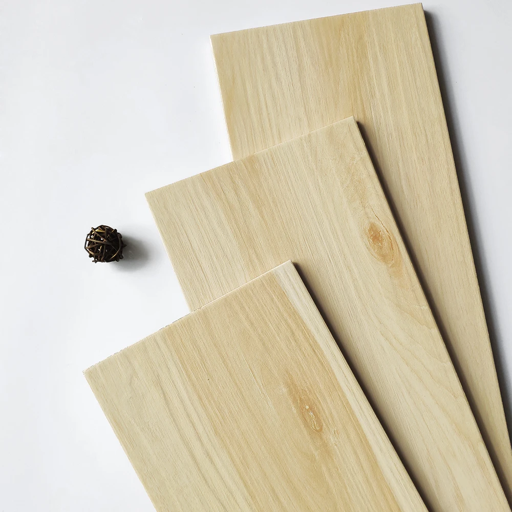 
Wood color design scratch resistant non-slip ceramic flooring wooden tile 