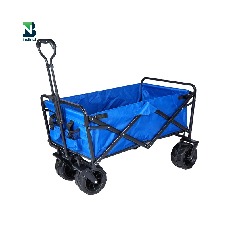 INSTINCT Cheap Outdoor Garden Camping Foldable Wagon Cart Folding Beach Trolley Cart