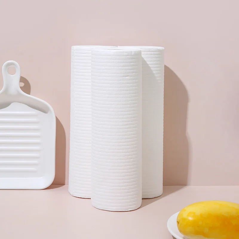 Breathable 100% Pet Spunlace Nonwoven Half Cross Mesh Spunlace Nonwoven  Fabric for Dry Wet Wipes