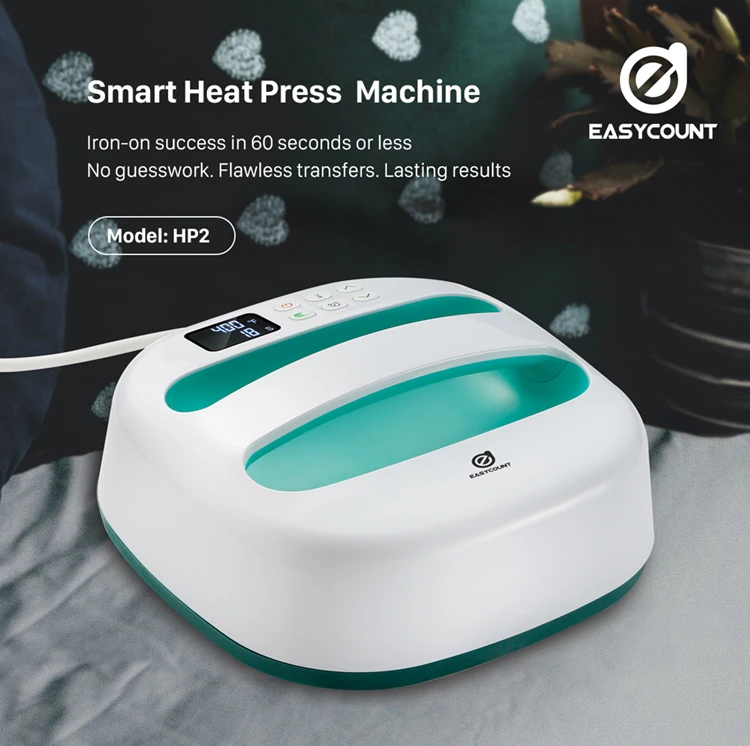 EASYCOUNT Factory Portable Mini Iron Heat Transfer Sublimation t shirt printing  heat press Machine