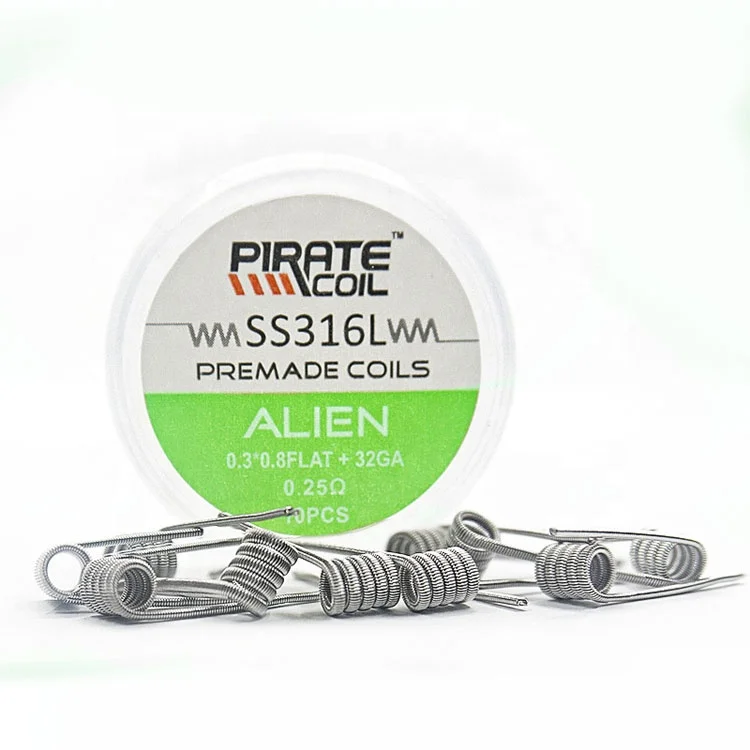 Heating wire factory price winding wire DIY clapton ss fused clapton wire ss316l VS Alien