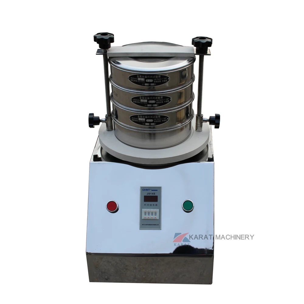 Particle size sieve vibrating testing equipment