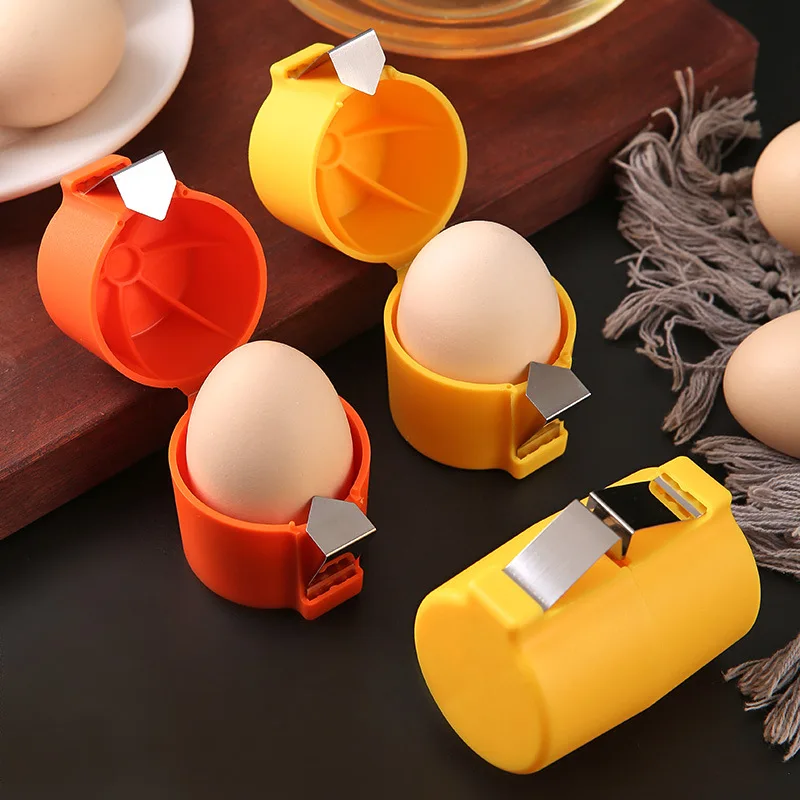 New Product Ideas 2024 Home and Kitchen Baking Tool Plastic Egg Opener Egg Cracker Egg Shell Opener Cutter