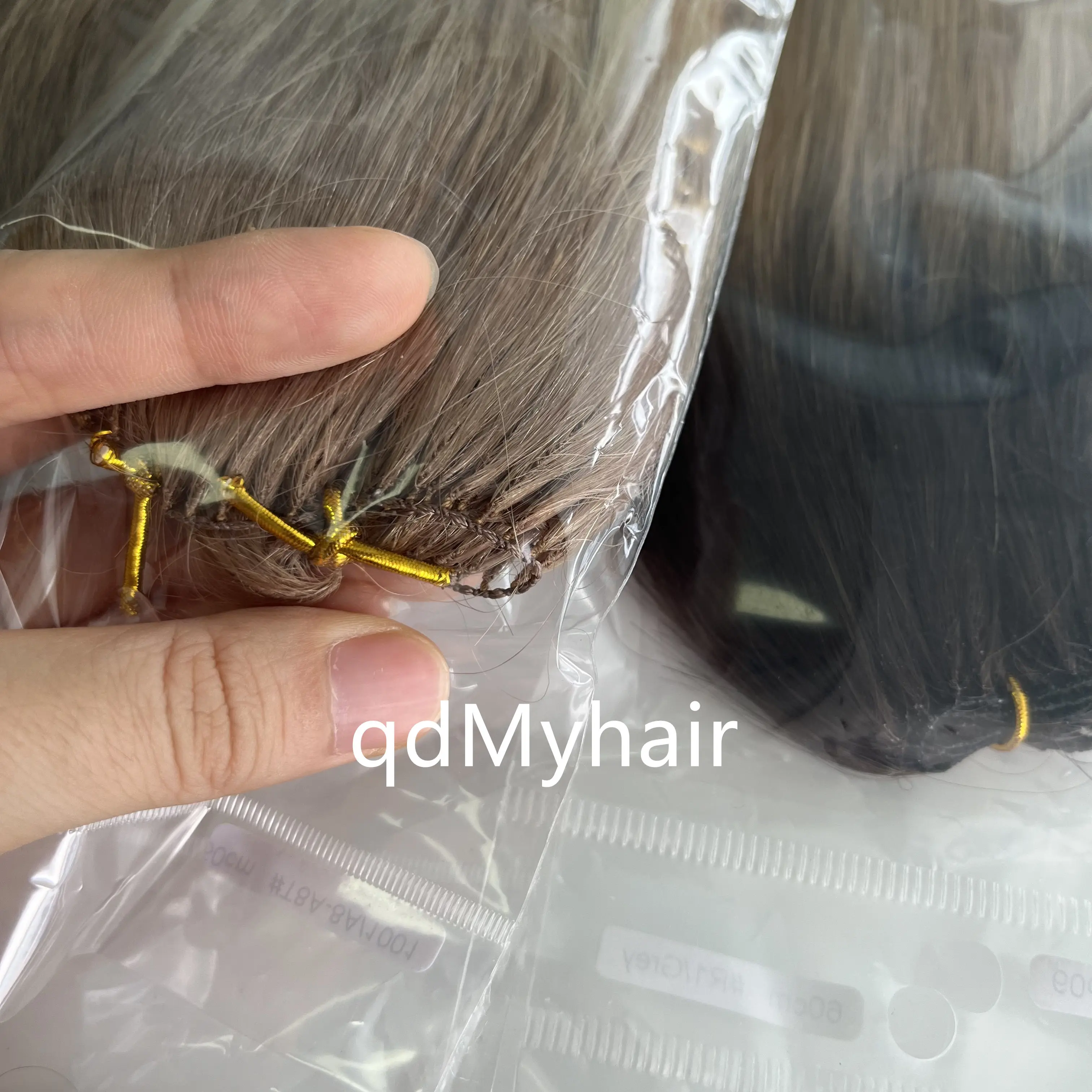 H10 New Invention Invisible h6 Feathers Human Hair Extensions H6 Kinky Hair Afro Kinky Microlinks