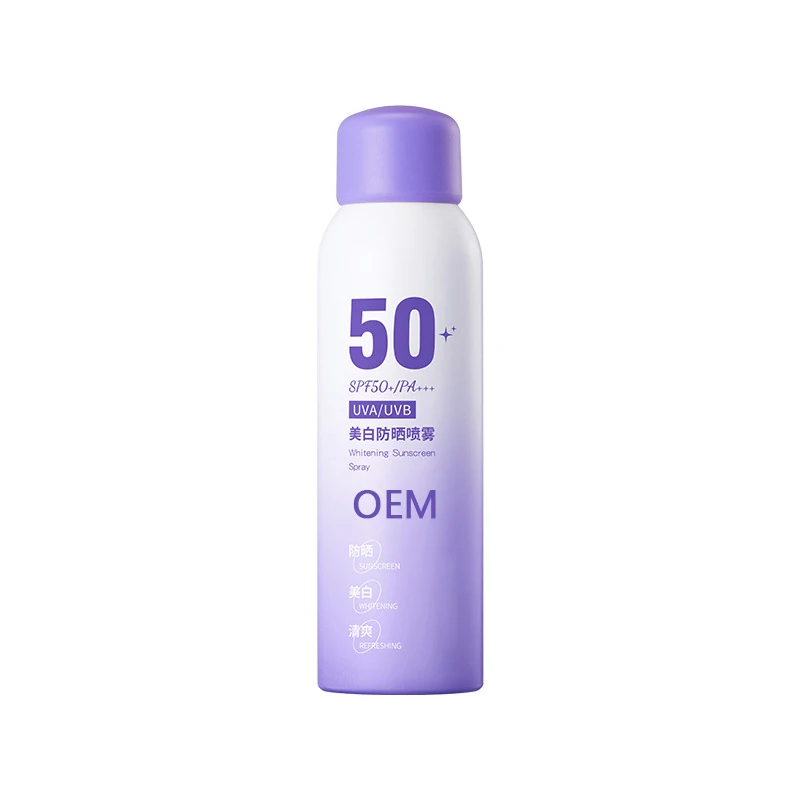 Китай солнцезащитный крем для лица и тела спрей SPF 50 отбеливающий