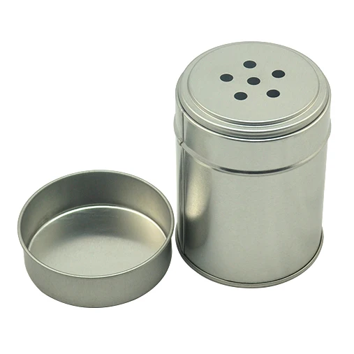 Custom Metal Spice Tin Box /wholesale kitchenware pepper Tin Can / cumin powder Tins With Inner Lids
