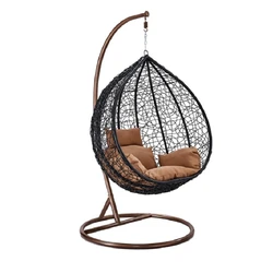 TSF Wholesale Wicker Outdoor Chairs Rattan Egg Garden Hanging Hammock