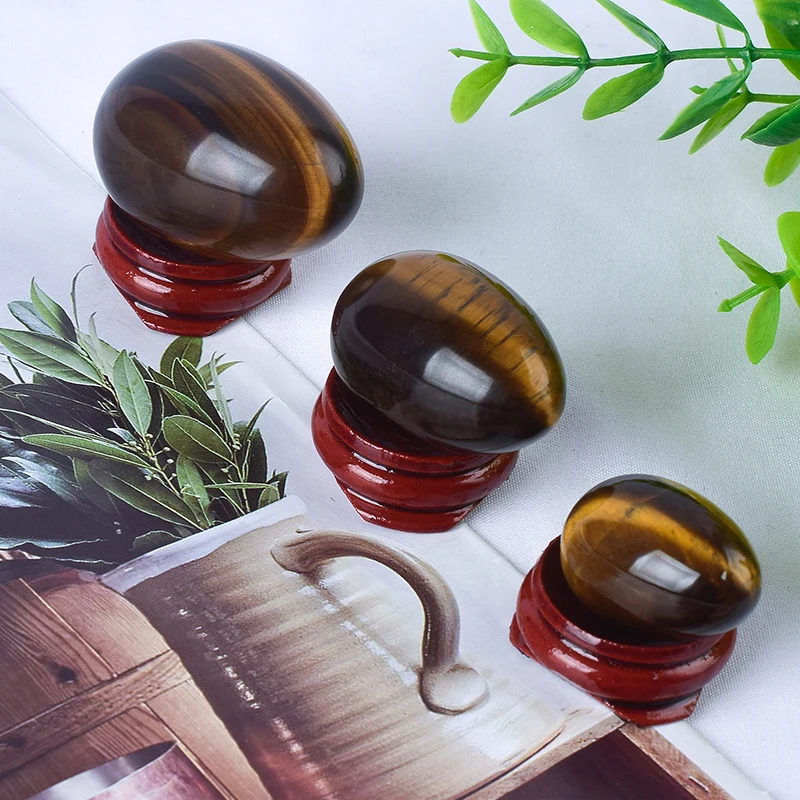 
Best Wholesale Price High Quality Tiger Eye Jade Yoni Egg for Kegel Exercise 