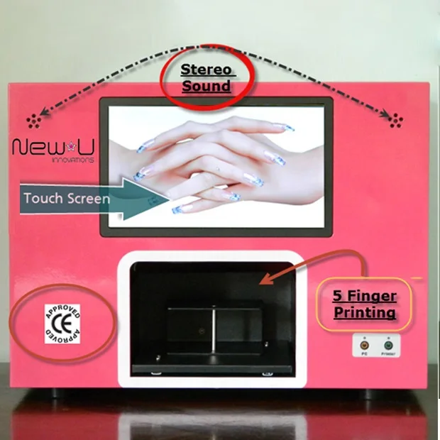 Автоматический маникюрный пресс для ногтей машина для полировки 3d цифровая печать на ногтях машина для печати цветов фруктов телефона пальцев принтер для ногтей