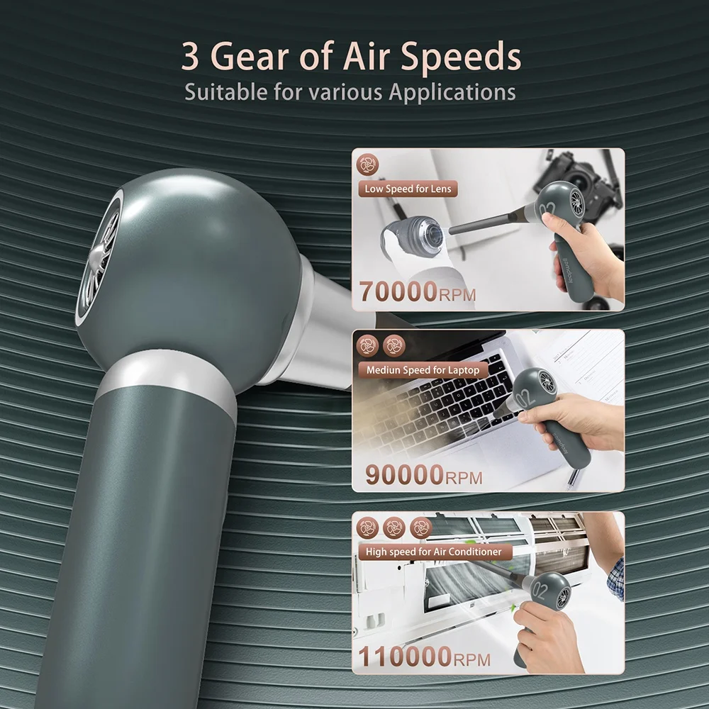 powerful rechargeable battery portable car blower dryer carpark handheld a small mini jet duct fan turbo violent for cars