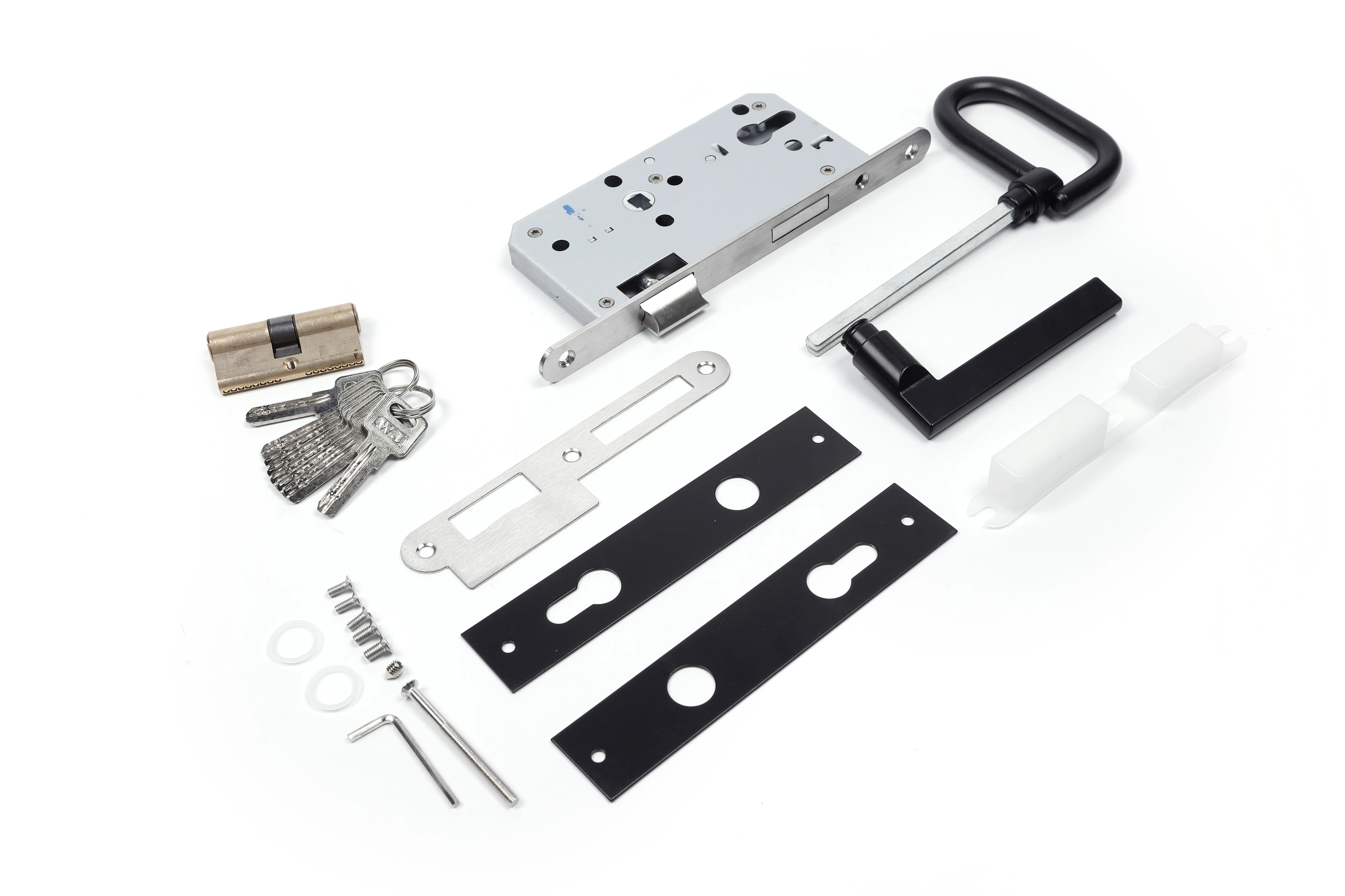 Herrajes para puertas de garaje Cerradura acero WT штамповальных дверей стальной замок