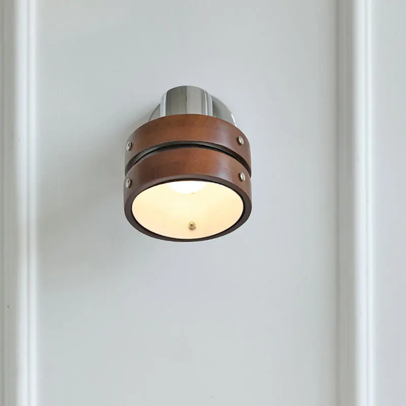 Beautiful Modern Reading Light Nordic Wall Mounted Wood Wall Lamp Rotate Sconce  Wall Spot Light For Bedside Hotel