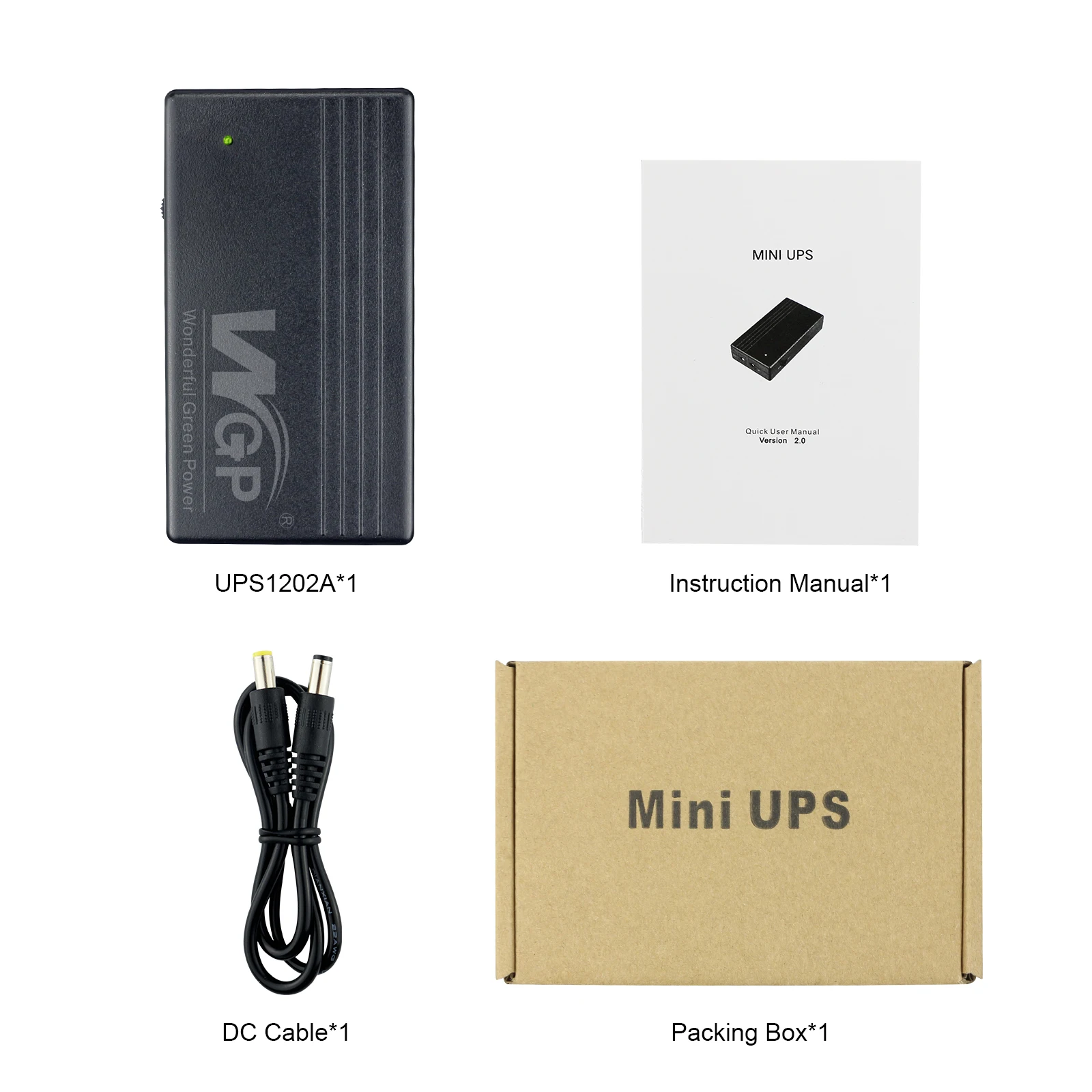 Wgp DC 12 В smart mini ups один выход для Wi-Fi маршрутизатор без разбивания