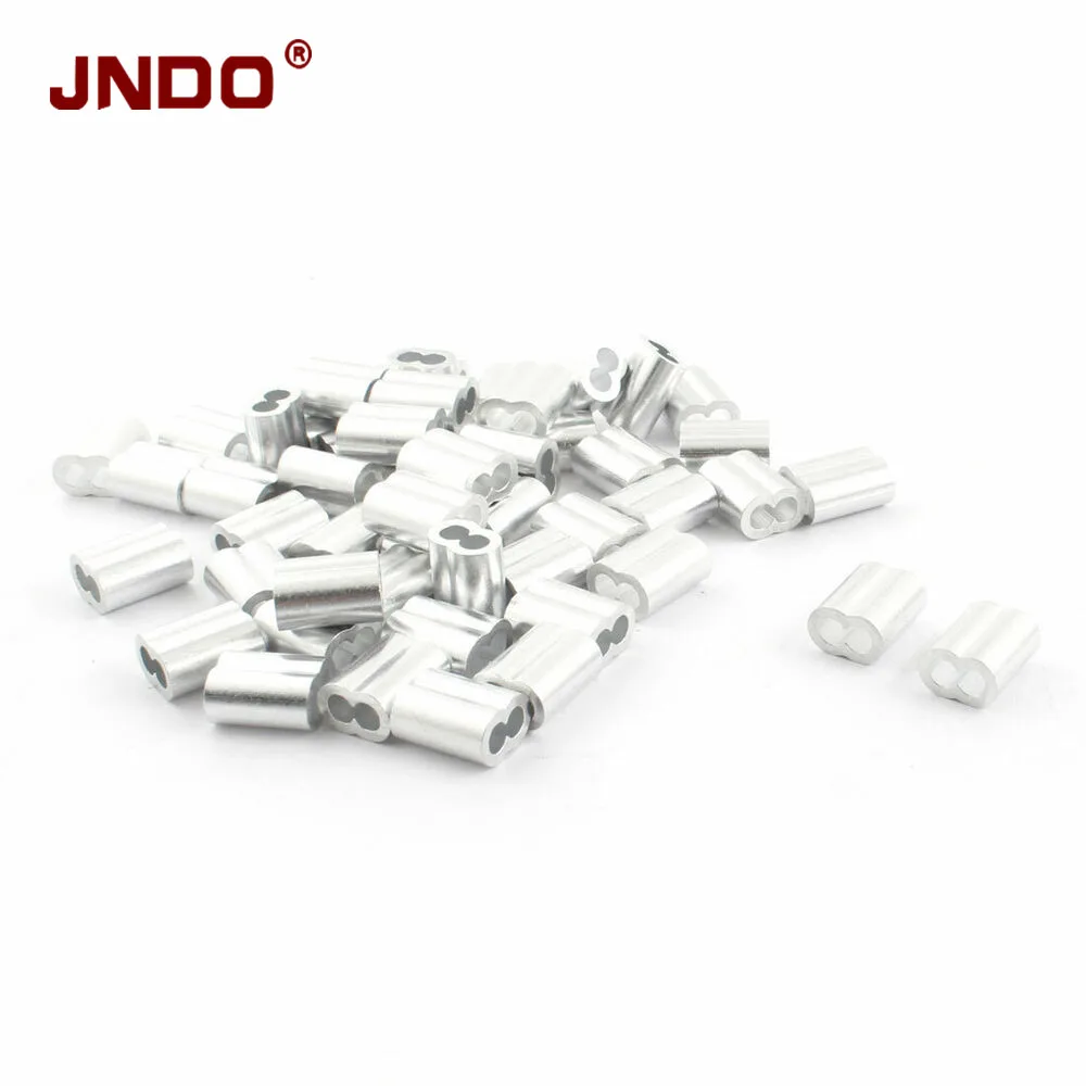 Hourglass Aluminium Oval Sleeves For Steel Wire Rope