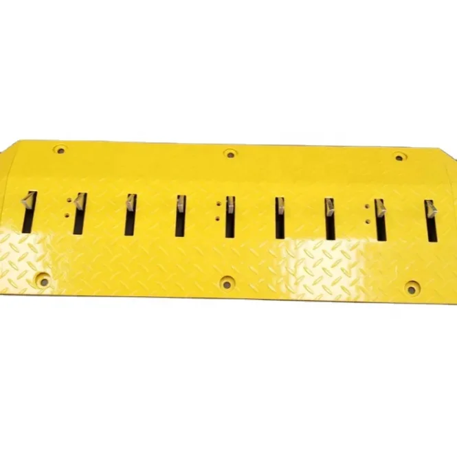 One Way road block Tyre Spike Manual 1000 x 385 x 50mm thickness 5mm steel Speed Bump Tyre Killer