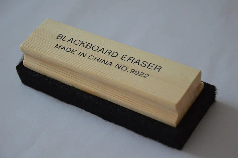 
China jinghua school wood holder with felt blackboard eraser 