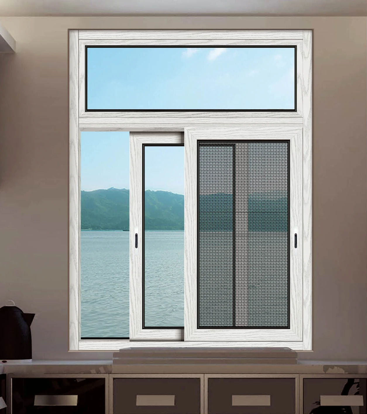 
low price customized size aluminum glass sliding window in philippines 