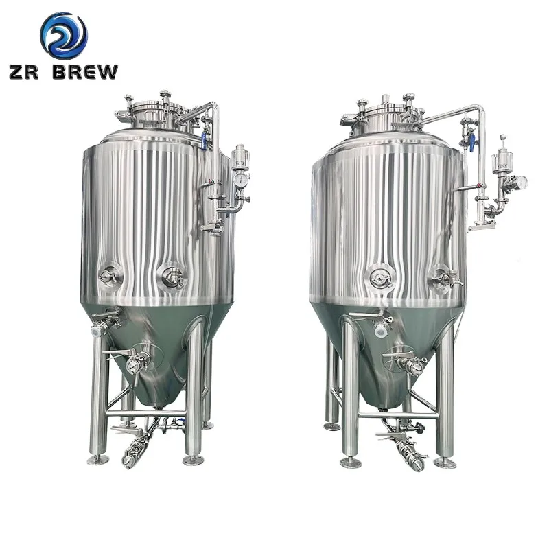 Stainless Steel Cooling Jacket 3000 Liter 5000 Liter Kombucha Brewing Fermentation Tank