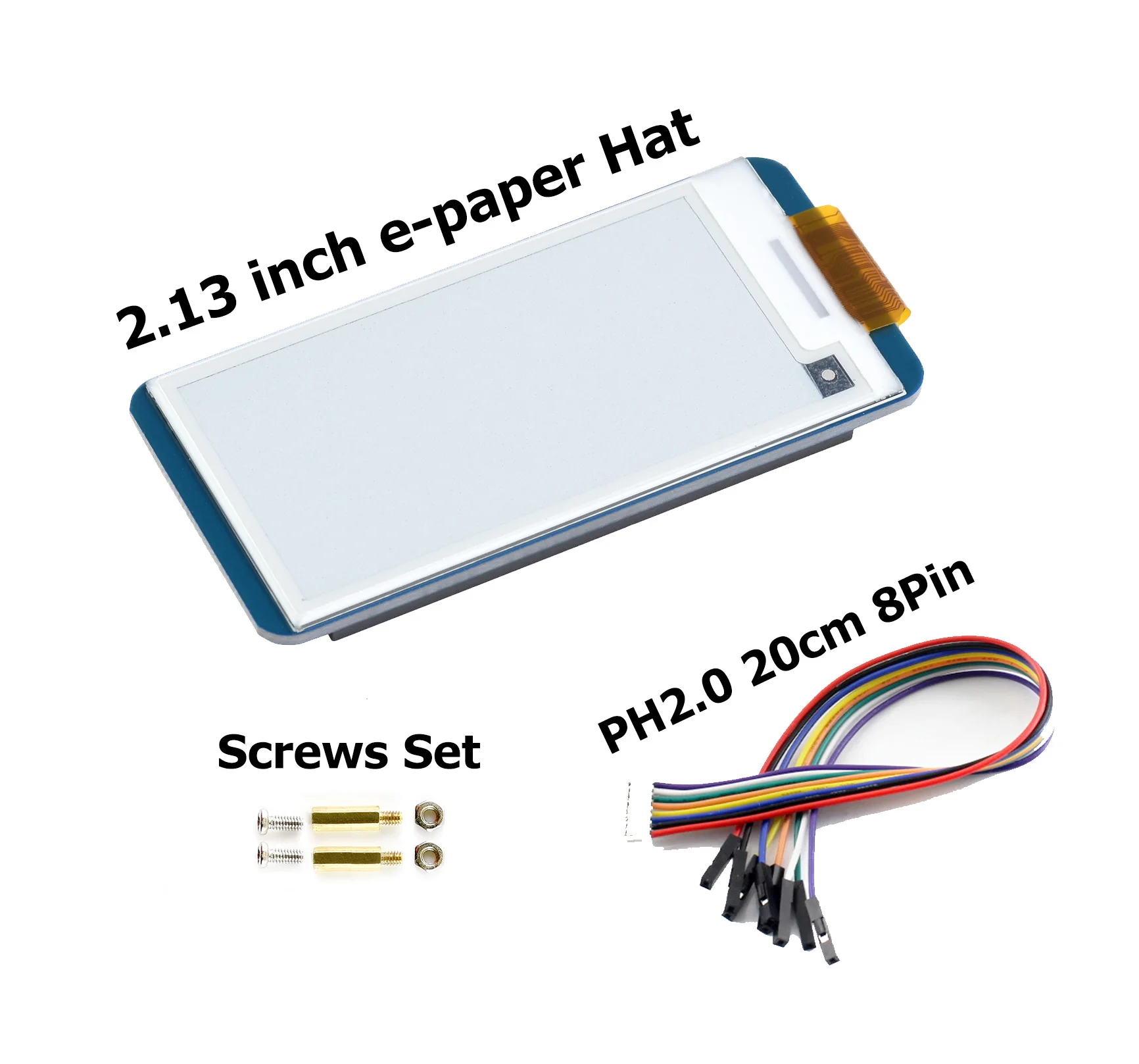 Eink электронная бумага дисплей 2 13 дюйма Smart Esl полка LabelEsl ценник для Raspberry Pi 4B/3B +/3B/3A +/Zero