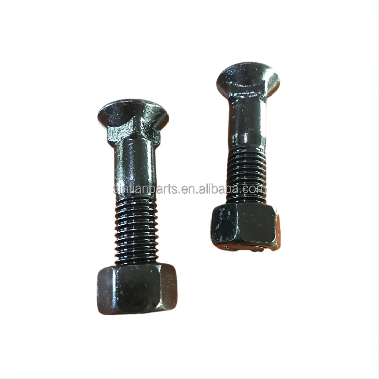 40Cr Material 12.9 Grade Excavator and Crawler Bulldozer Sprocket Plow Bolt and Nut 4F3658/4K0367 With Size 5/8X3