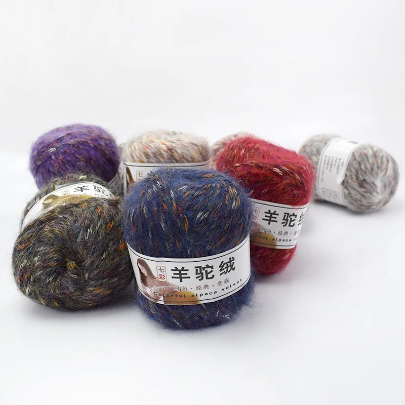 Deepeel BD487 Yarn Scarf Coat Crochet Sweater Knitting Accessory Alpaca Wool Yarn Blended Yarn