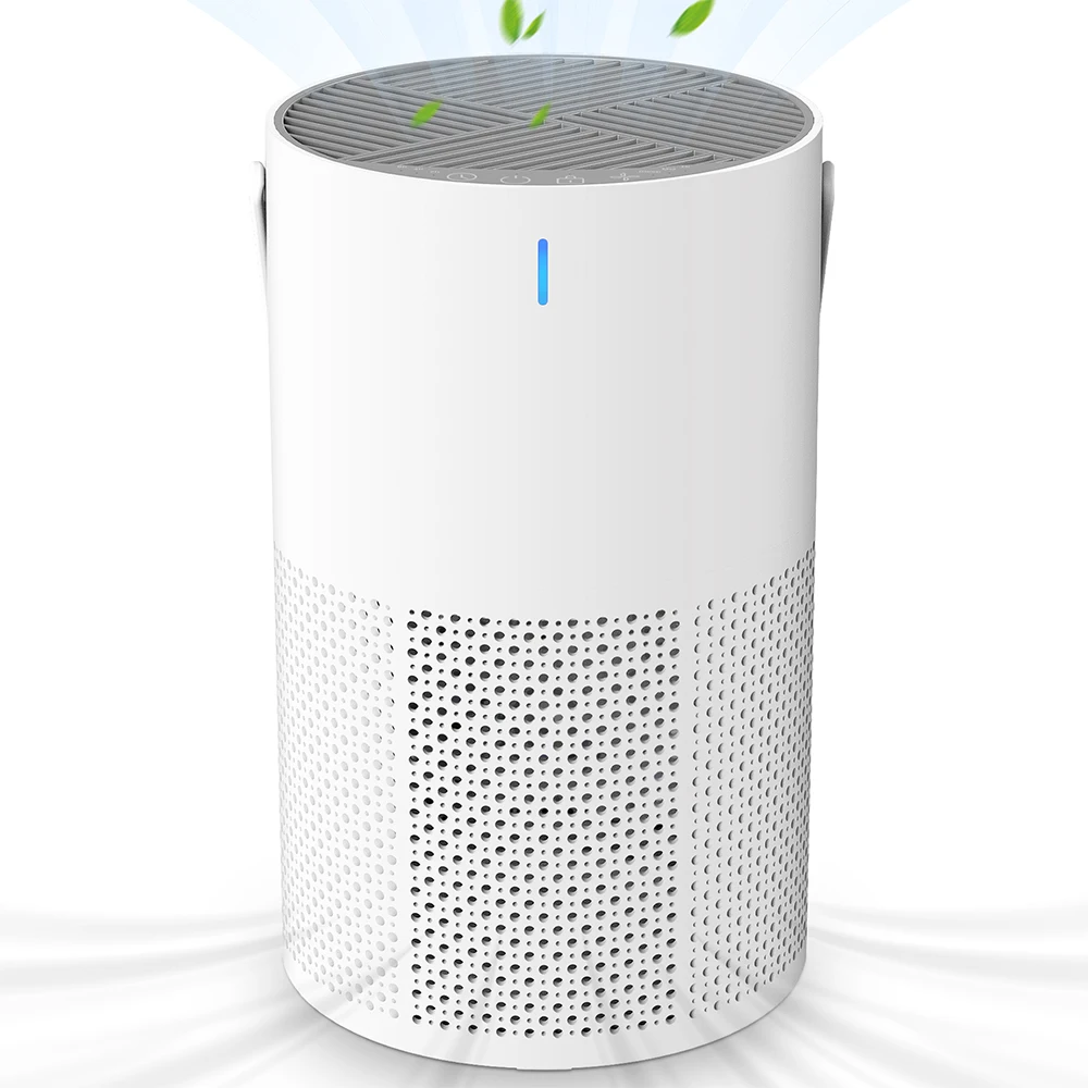 Gonrair Small Room Bedroom Compact Usb Table Desk Air Filter Purifier With Scent