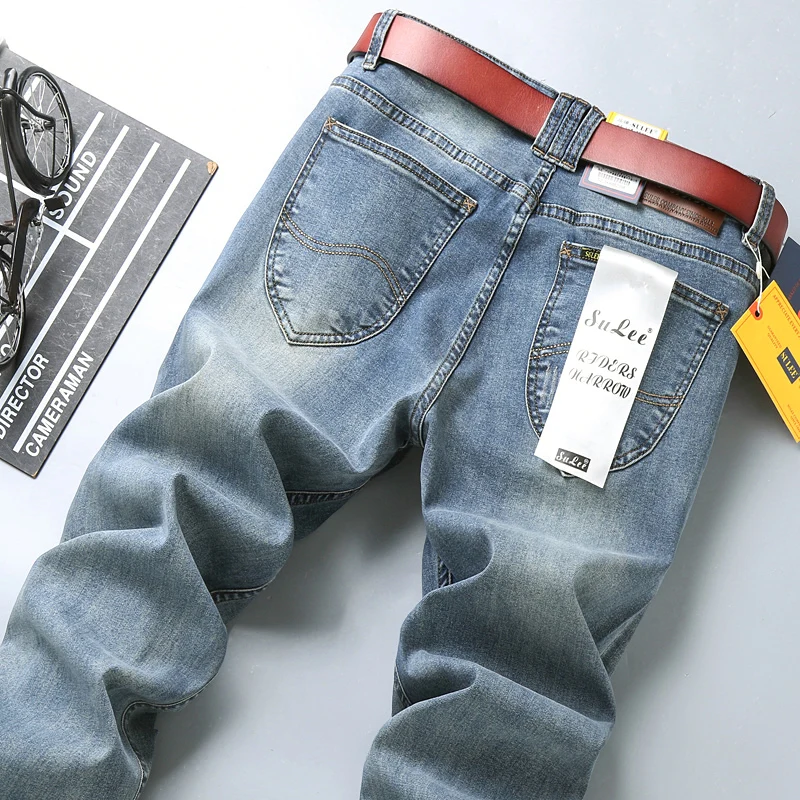 Fashion classic style denim jeans skinny slim jeans pants summer men denim pant mens wear jeans