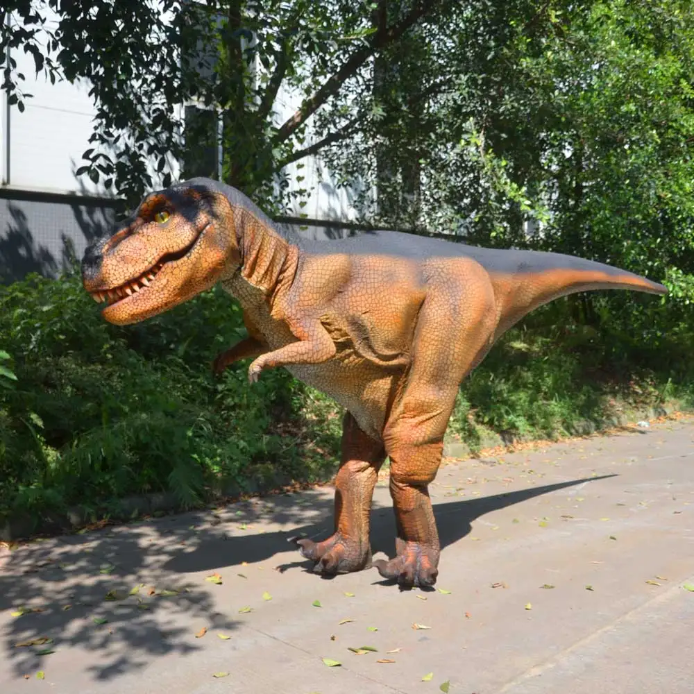 Theme Park Cosplay Entertainment Real-life Interactive Dinosaur Costume for Sale