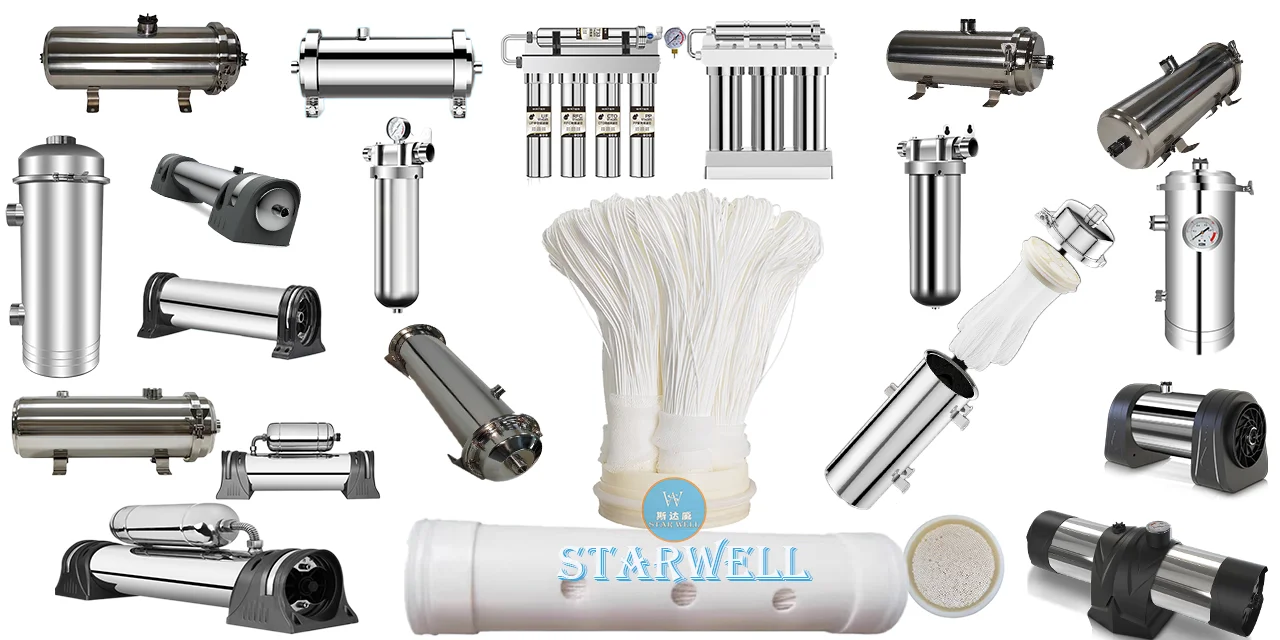 Combined Stainless Steel Water Purifier Ultrafiltration + Front Purifier for Large Flow Urgent Commercial Use for Households RVs