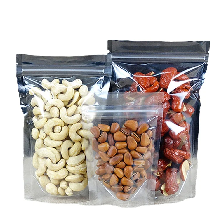 Cashew Pistachio Nuts Dry Fruits and Peanut plastic Packaging Pouch Bag with Zip