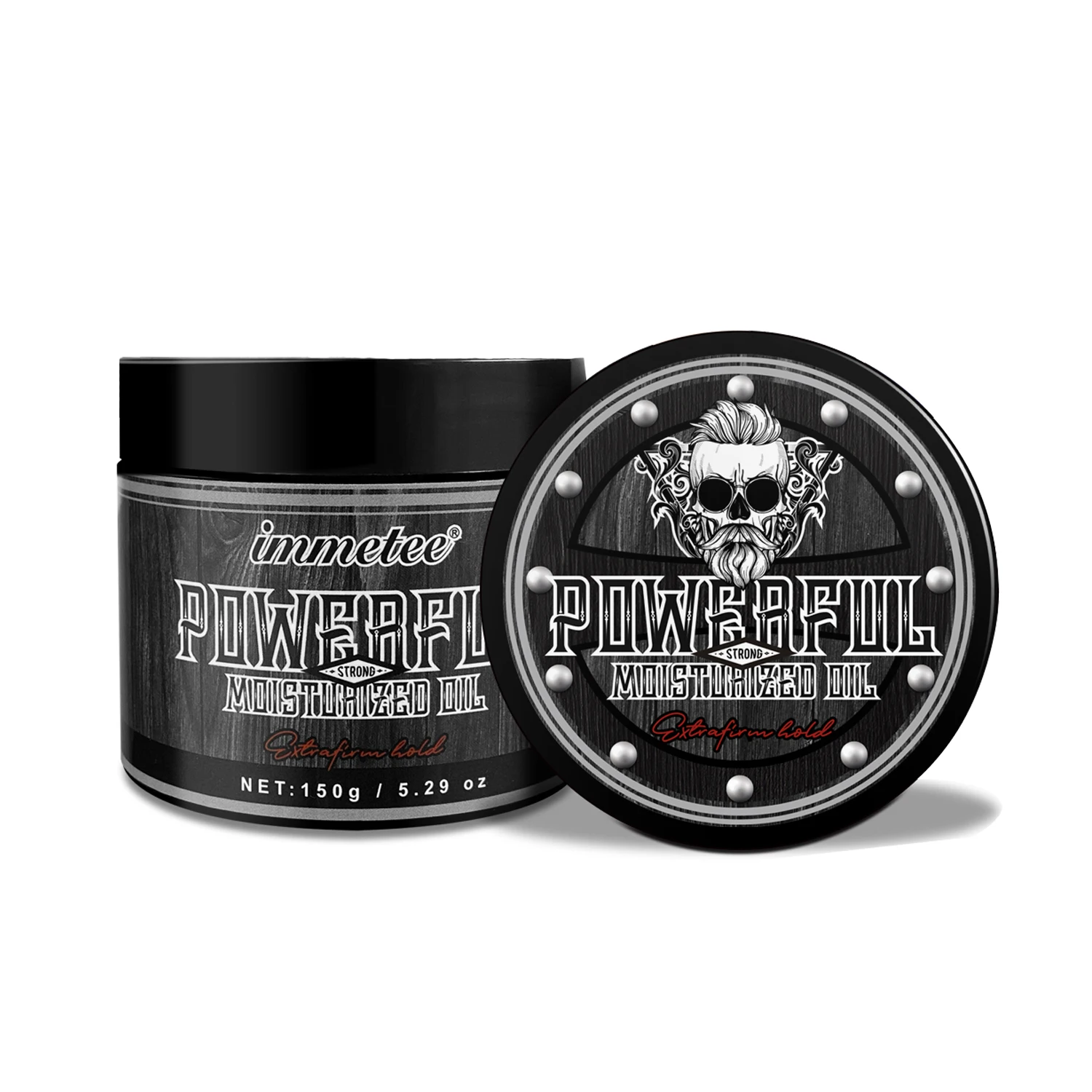 IMMETEE Hair Gel Lasting Styling Fashion Design Organic Pomade Strong Hold Hair Wax For Men