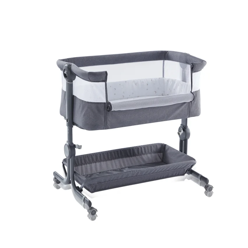 Wholesale Baby Crib Bed Newborn Foldable Travel Bedside Crib Breathable Soft Cradle With Mattress