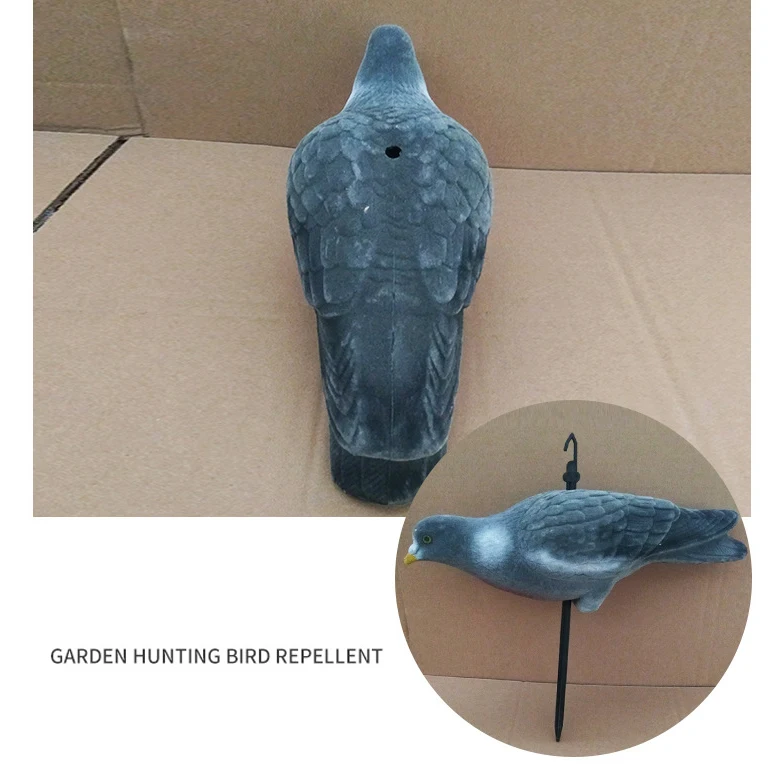 Plastic Pigeon Decoys Hunting Flocking Pigeon Decoys  Birds Repellent To Scare Bird