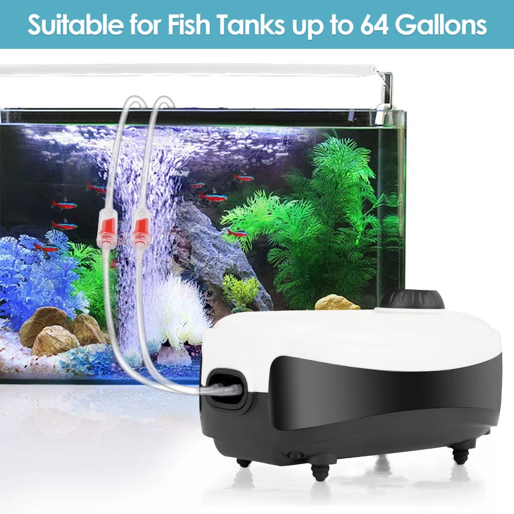 Quiet Fish Tank Oxygen Pump Portable Mini Usb Aeration Aquarium Air Pump