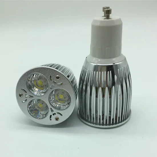 Dimmable LED Spot Lamp GU10 LED Spotlight Bulb 12V 110V 220V 9W MR16 GU5.3 3000K For Home Office Decor Light Lamp