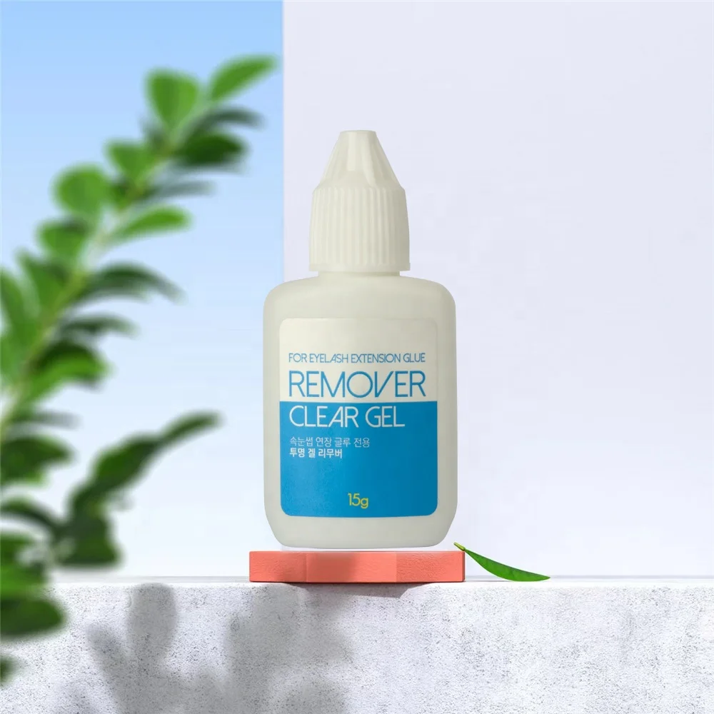 clear gel remover Professional Korea Eyelash Glue Remover Clear Gel Type 15g Eyelash Glue Remover