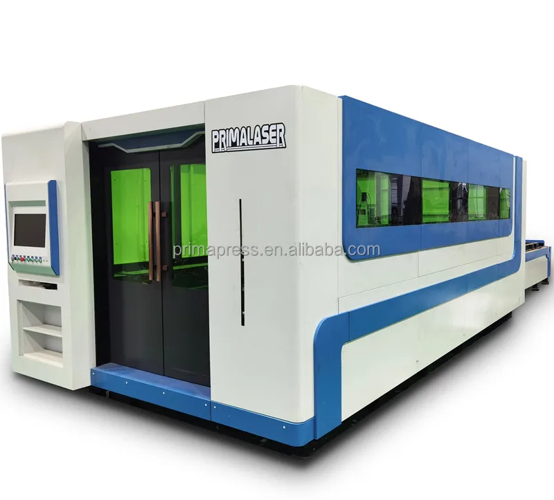 1500W double table exchange table metal cutting fiber laser cutting machine closed type fiber laser cutting machine hot sale