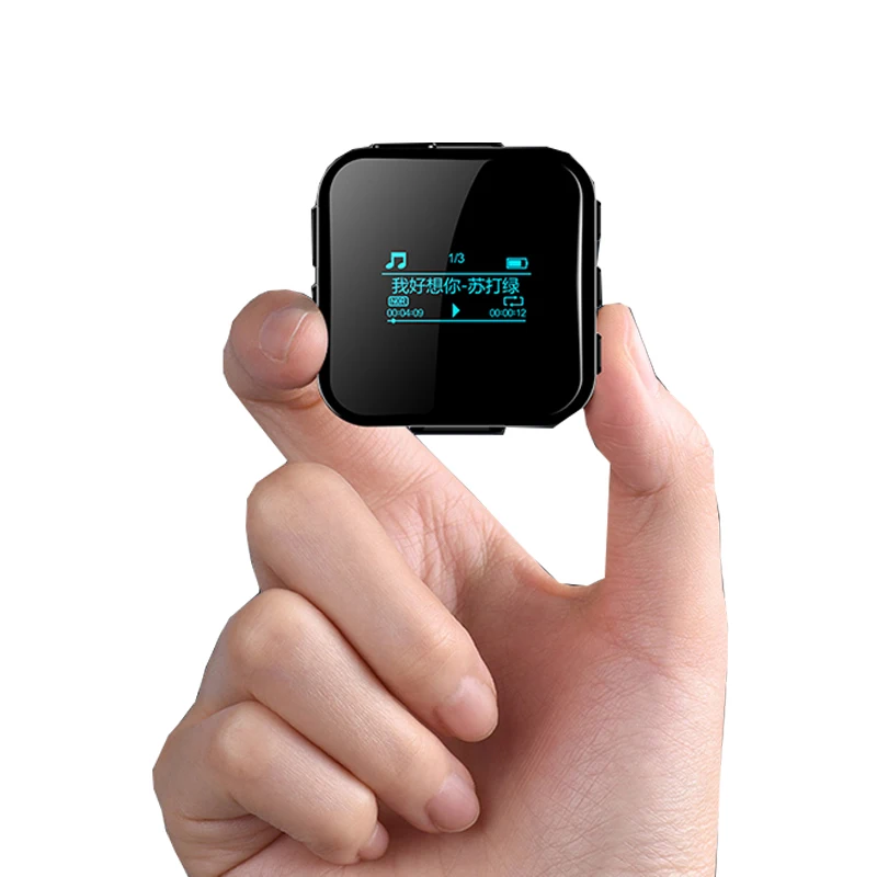 JNN M8 Amazon, Лидер продаж, 1,1 дюймовый Hi-Fi музыкальный плеер, 16 ГБ, диктофон, электронная книга, портативный mp3-плеер с задней шиной