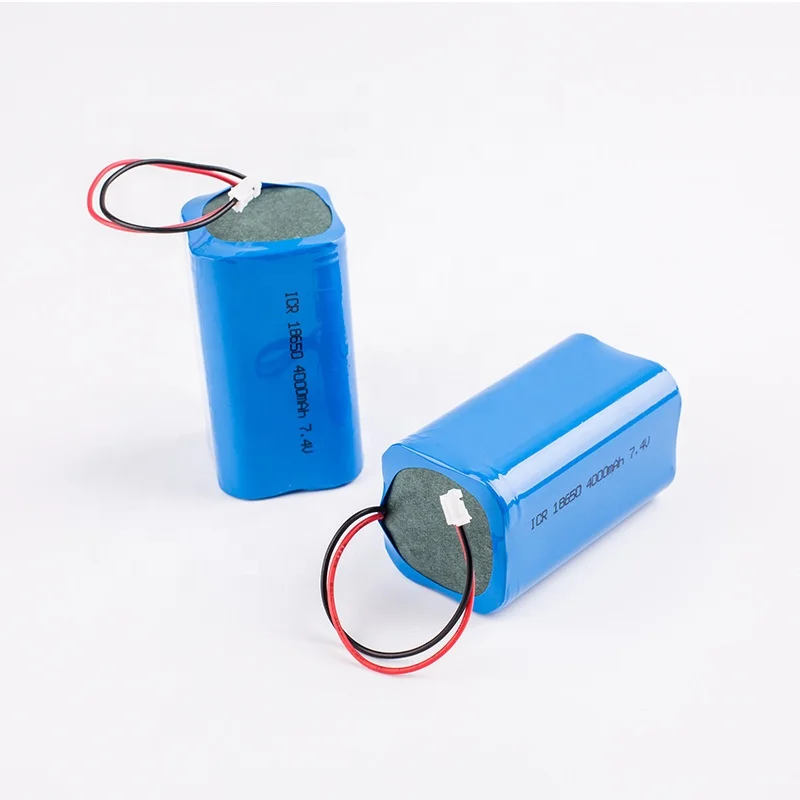 Customized li-ion battery 18650-2S2P 7.4V 4400mAh rechargeable lithium polymer batteries pack