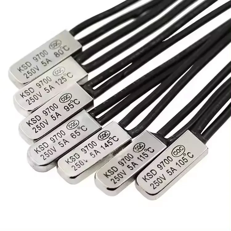 Metal Case snap action ksd9700 thermostat ksd 9700 Thermal Switch metal case ksd 9700 over current protector