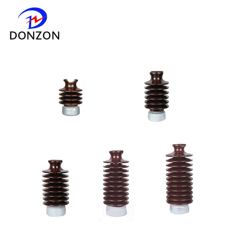 Post porcelain insulator for high voltage and low voltage