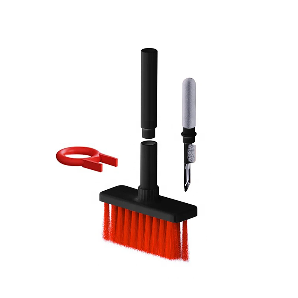 5-in-1 keyboard cleaning brush kit computer headset cleaning tool keyboard cleaner keycap puller kit for airpods