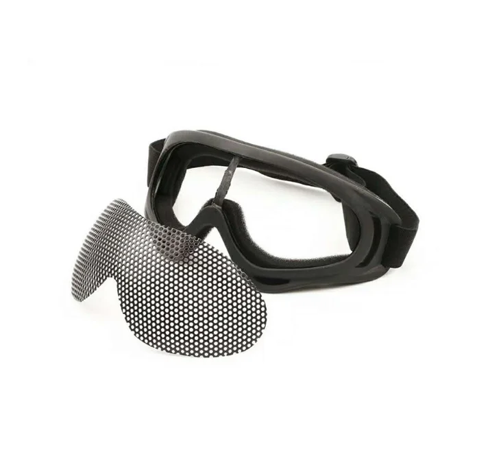 New Anti Impact Glasses Iron Mesh High Density Grid Riding Off Road Sports Goggles