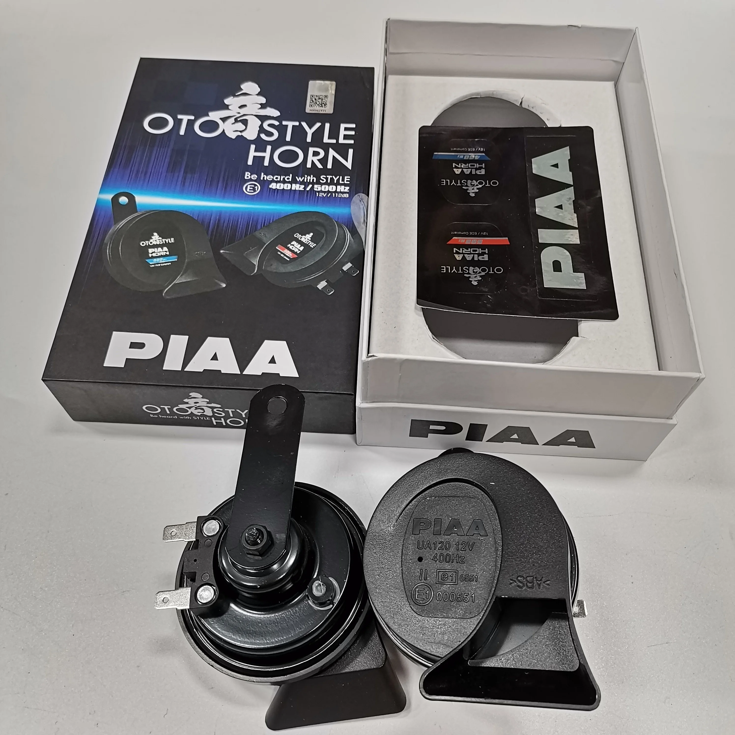 Универсальная установка, водонепроницаемые аксессуары для электрических мотоциклов и автомобилей, два тона, 118дб, 410 Гц, звуковой сигнал piaa, 12 В