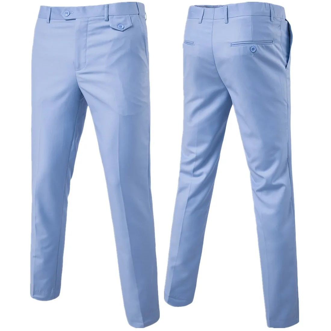2023 New Wholesale High Quality Straight Trouser Cotton Blend Chino Pants Formal Casual Golf Pant for Men