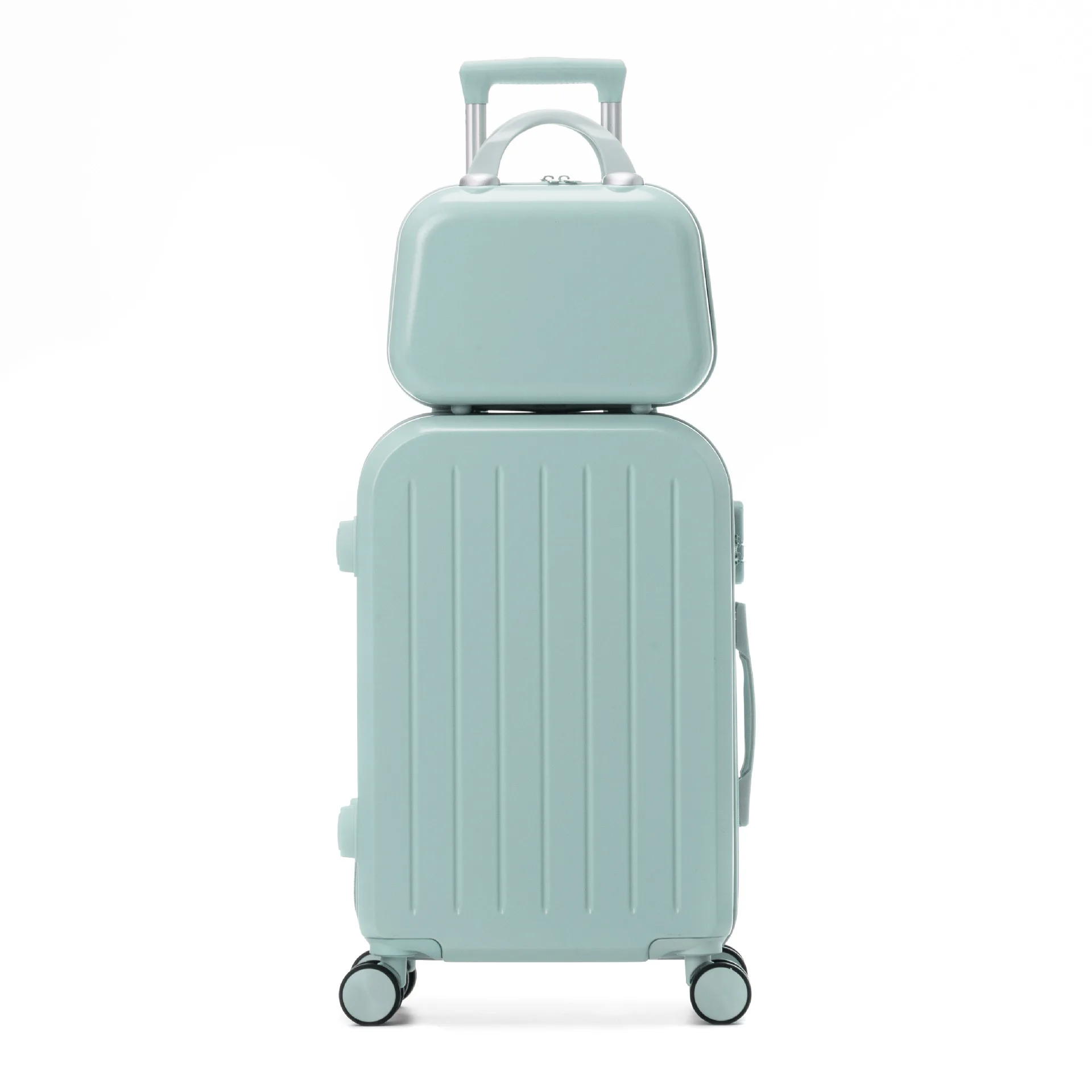 Travel Bags Luggage Set Trolley Suitcase 2pcs 18 20 IN Carry-on With Spinner Wheels Rolling Suitcase Luggage Organizer Set