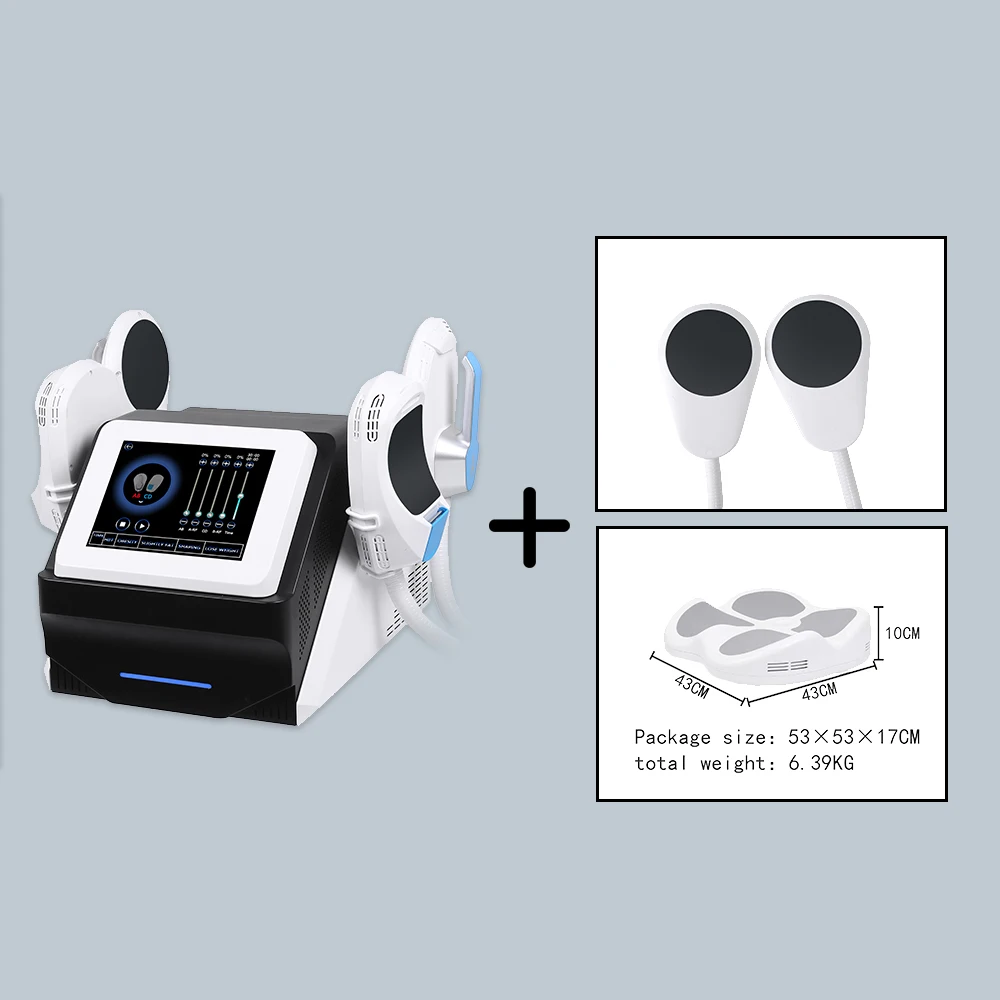 RF plus pelvic floor 4handle work separatelly  fitness training muscle toning body shape slimming machine for salon