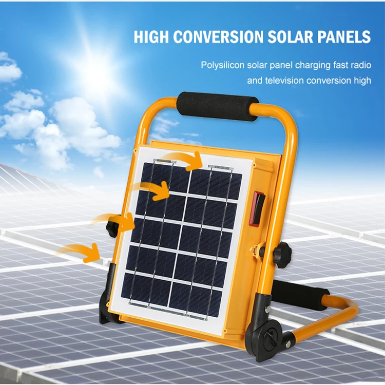 High Quality Aluminium Outdoor Ip66 Waterproof USB Charging 50w 100w LED Solar